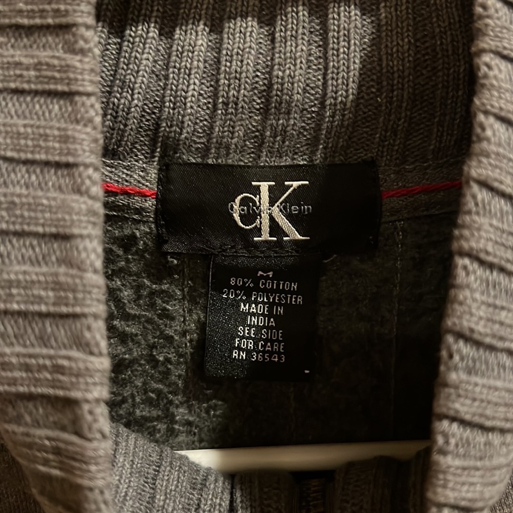 Calvin Klein Men’s Full Zip Sweater - Picture 2 of 7